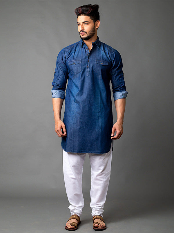 Jade blue kurta online pajama