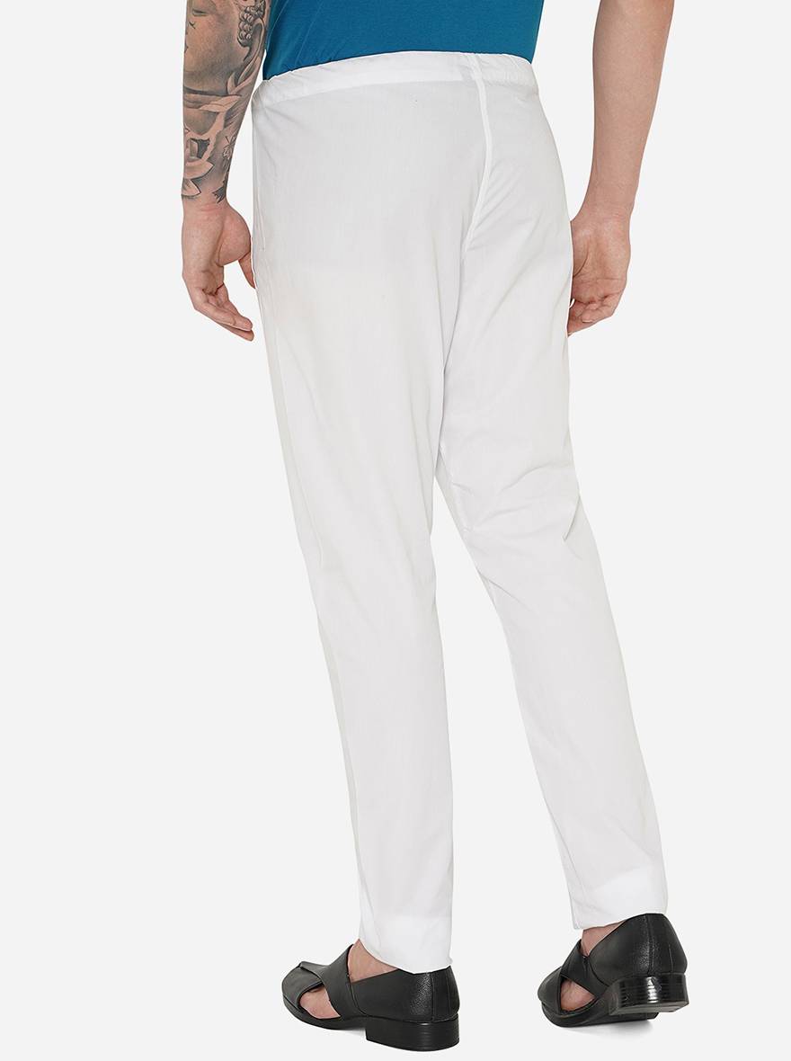 Reiss Pitch Slim Fit Stretch Cotton Chino Trousers, White at John Lewis &  Partners