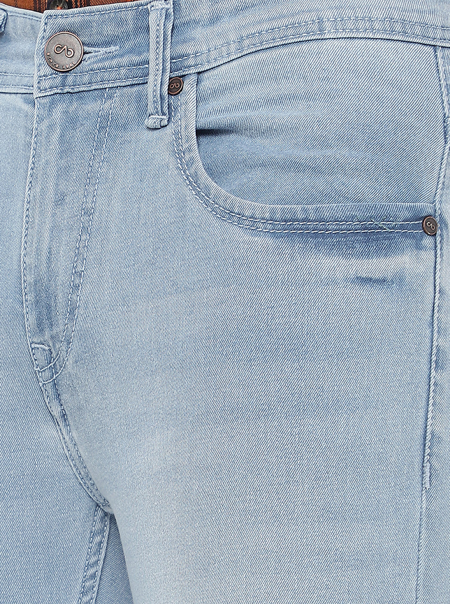 Ice Blue Washed Rider Fit Jeans | JadeBlue