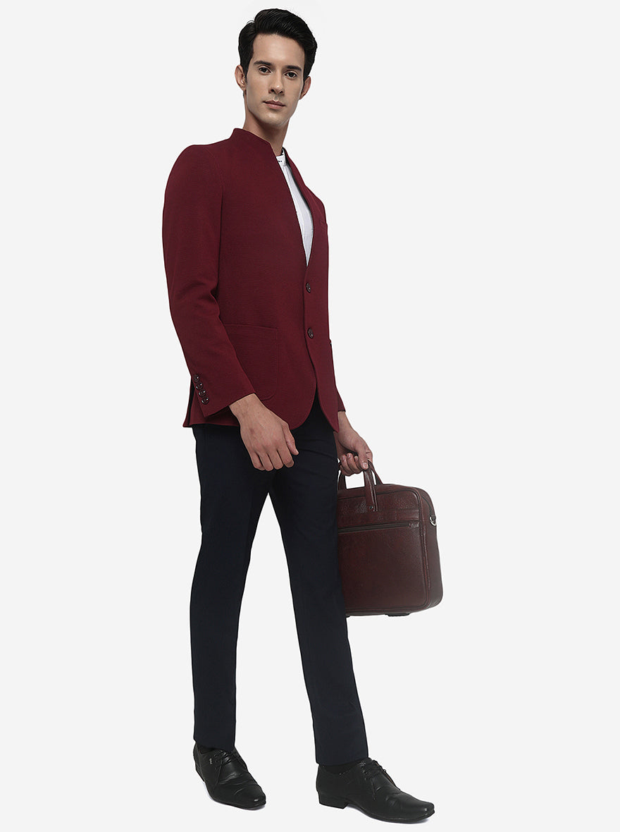 Maroon Blazer | JB Studio