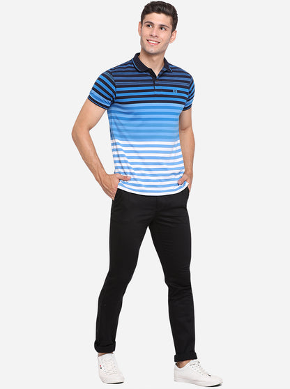 Black Solid Super Slim Fit Casual Trouser | Greenfibre