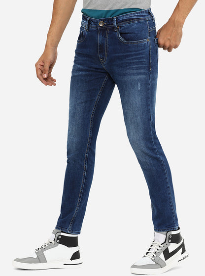 Ink Blue Washed Slim Fit Jeans | JadeBlue
