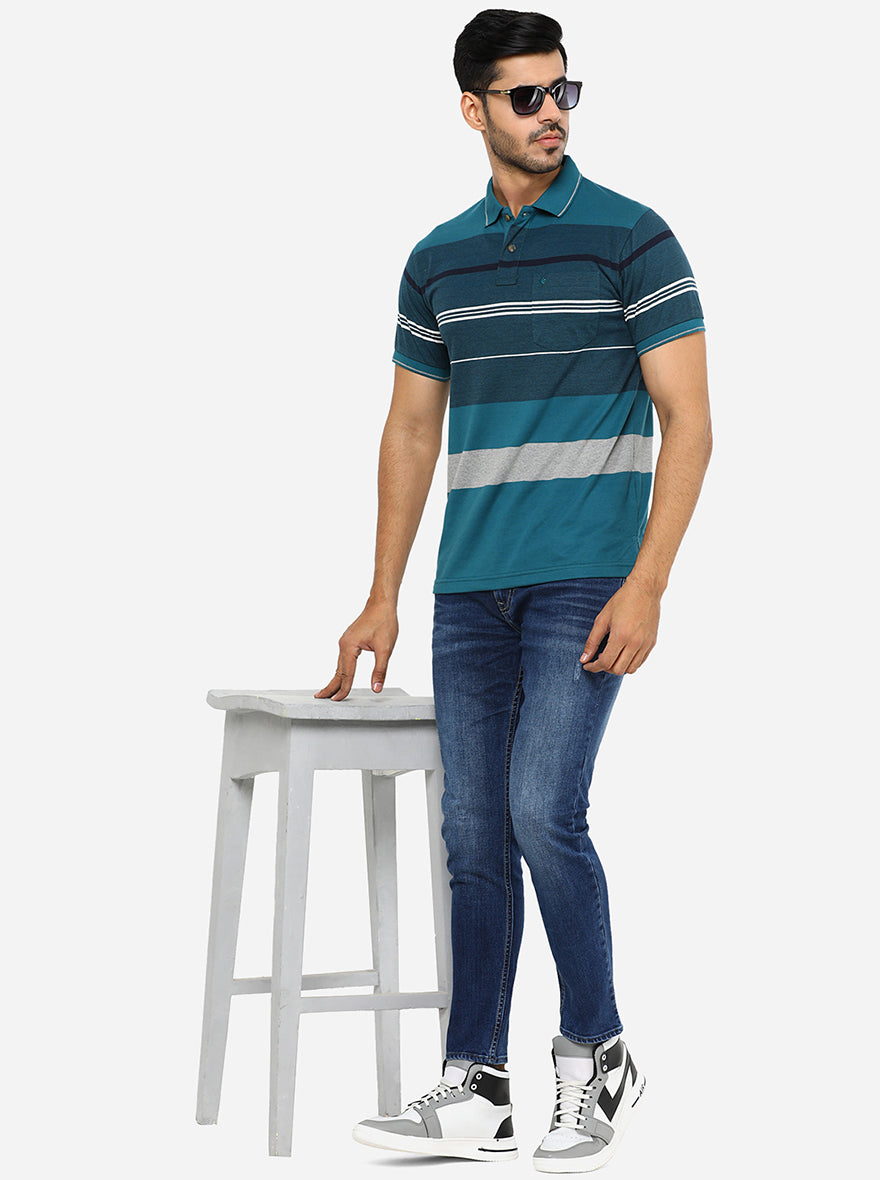 Ink Blue Washed Slim Fit Jeans | JadeBlue