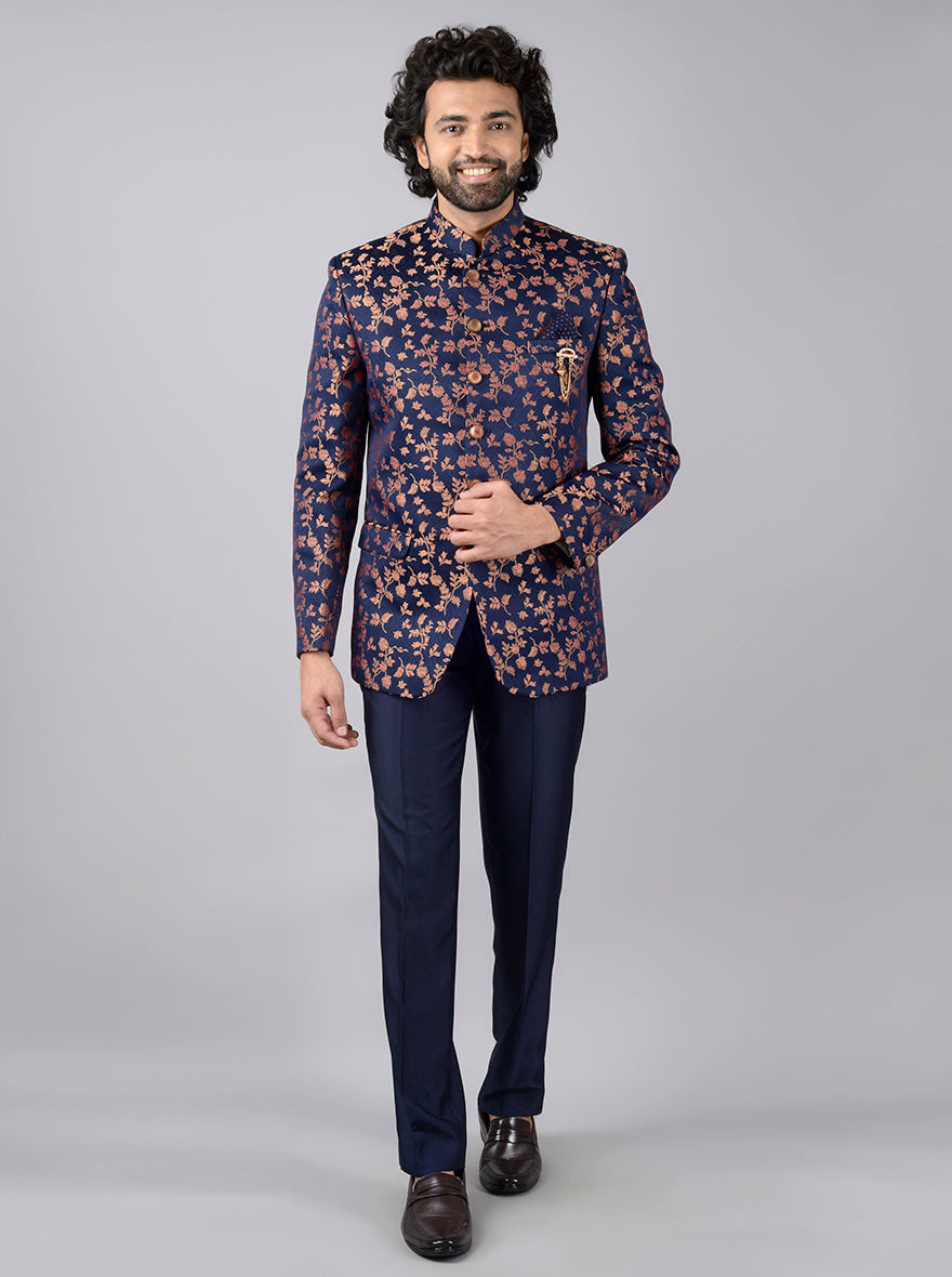 Floral top jodhpuri suit