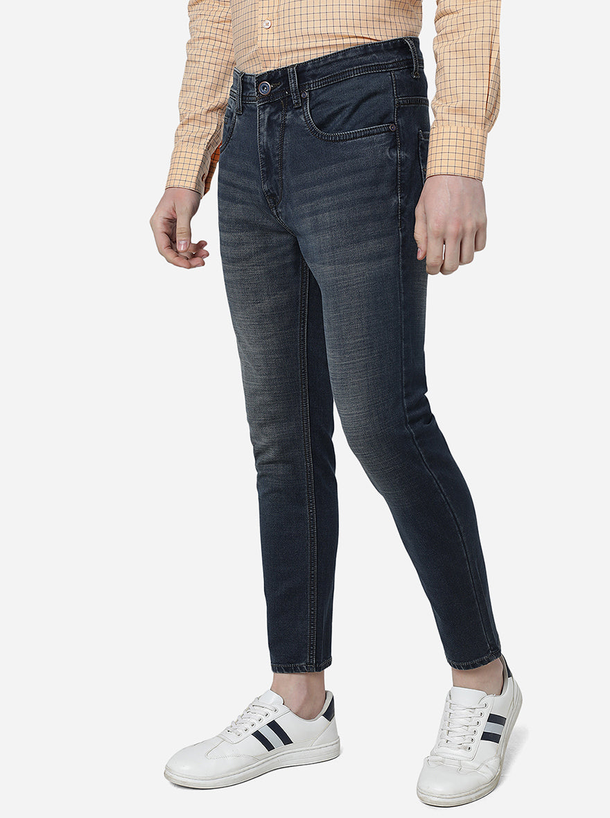 Indigo Blue Washed Slim Fit Jeans | JadeBlue
