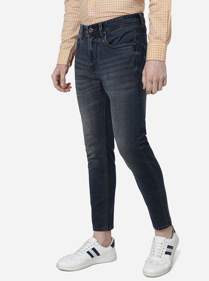Indigo Blue Washed Slim Fit Jeans | JadeBlue