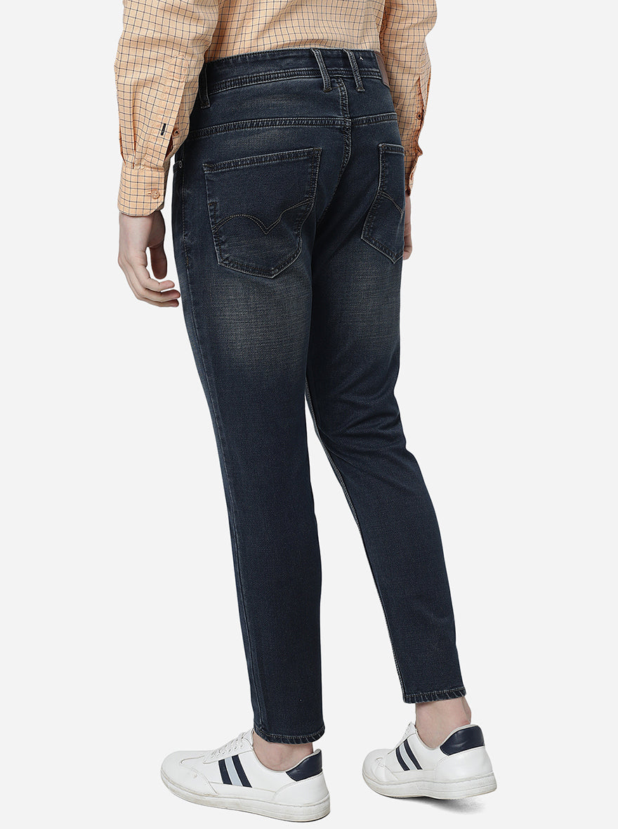 Indigo Blue Washed Slim Fit Jeans | JadeBlue