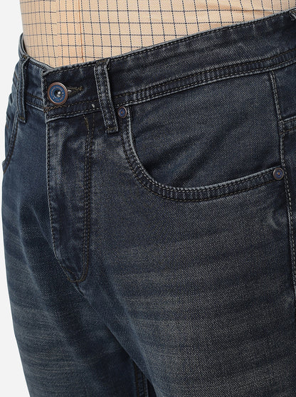 Indigo Blue Washed Slim Fit Jeans | JadeBlue