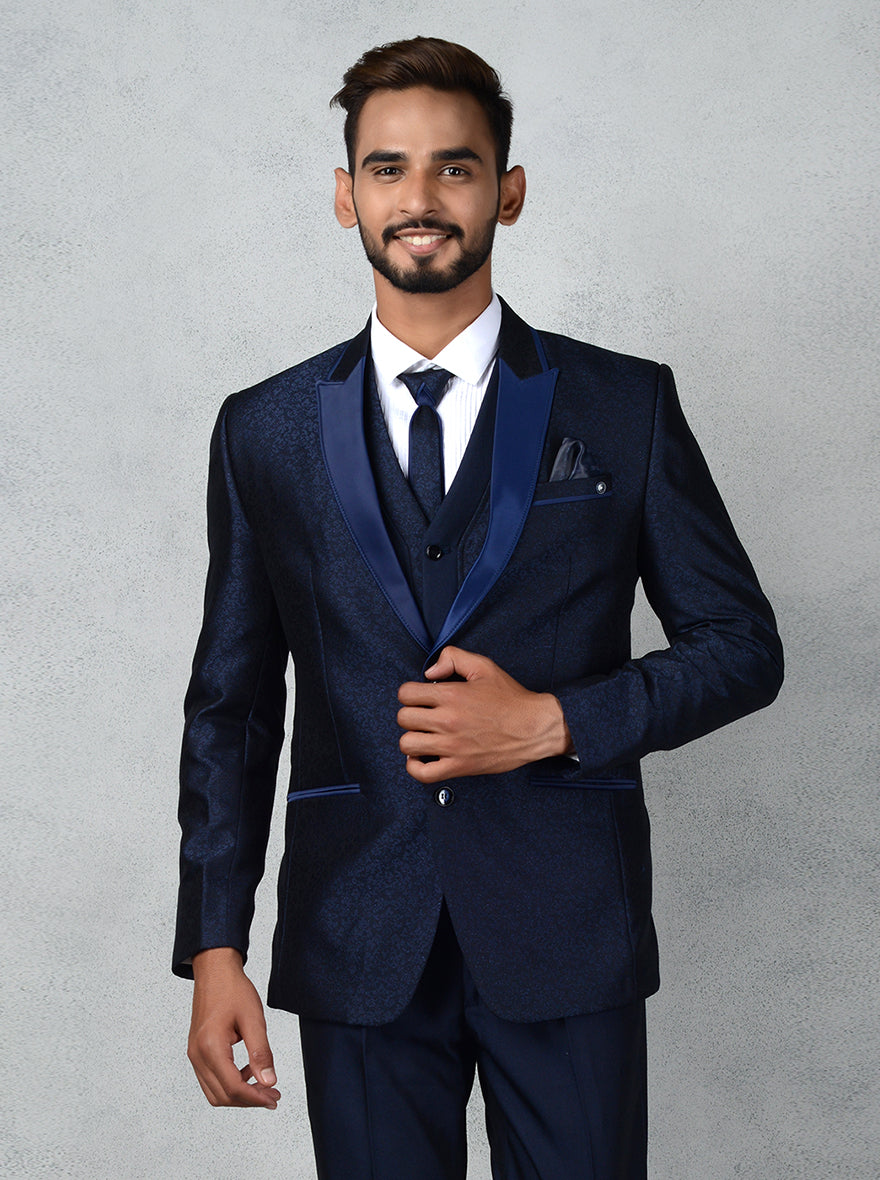 black and blue combination dress for man Black And Blue Outfits Mens