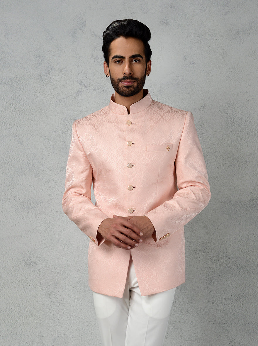 Buy Light Brown 3-Piece Ethnic Suit for Men by Modi Jacket Online | Ajio.com
