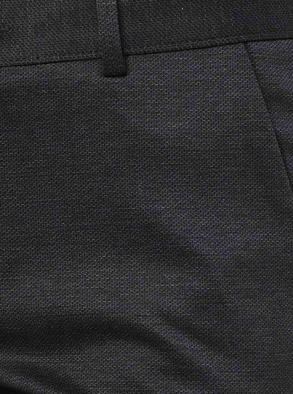 Black Solid Slim Fit Club Wear Trouser | JB Studio