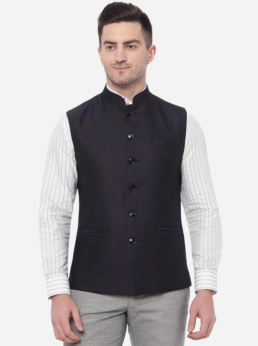 Wine Bandhgala Jacket | Greenfibre