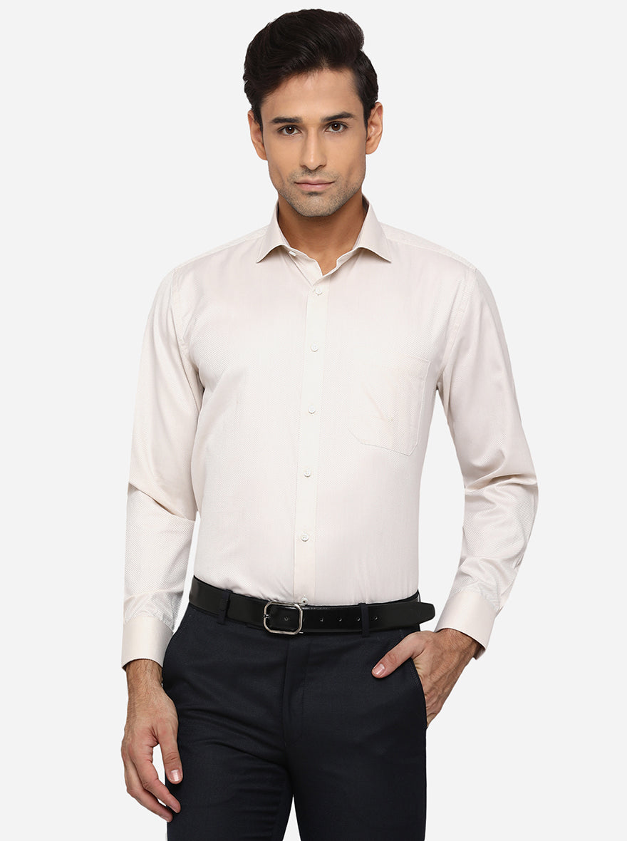 Lilac Solid Regular Fit Formal Shirt  | Greenfibre