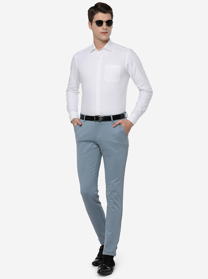 Washable Comfortable And Skin Friendly Sky Blue Cotton Mens Formal Pants at  Best Price in Ulhasnagar | Style Fashion Ever