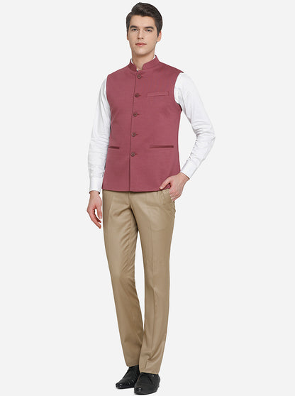 Pink Bandhgala Jacket | JB Studio