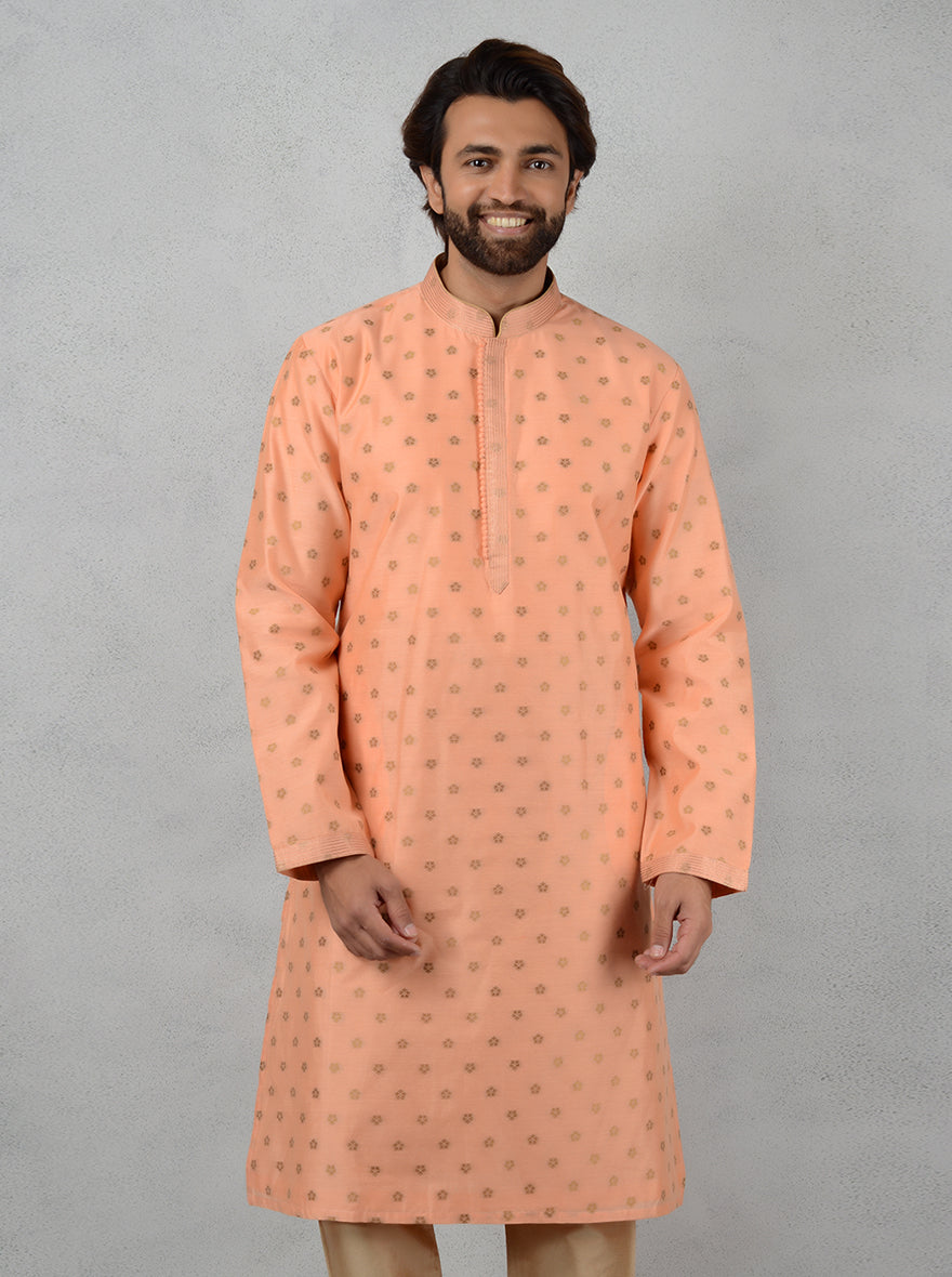 Peach Kurta Set | Azania