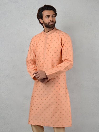 Peach Kurta Set | Azania