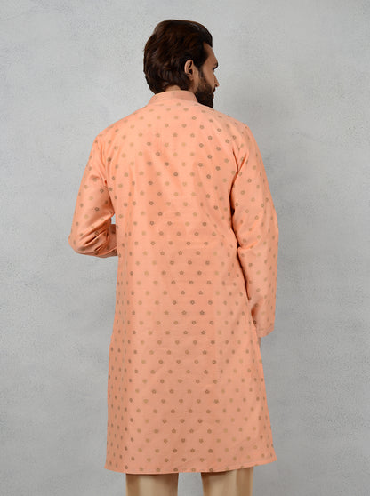 Peach Kurta Set | Azania