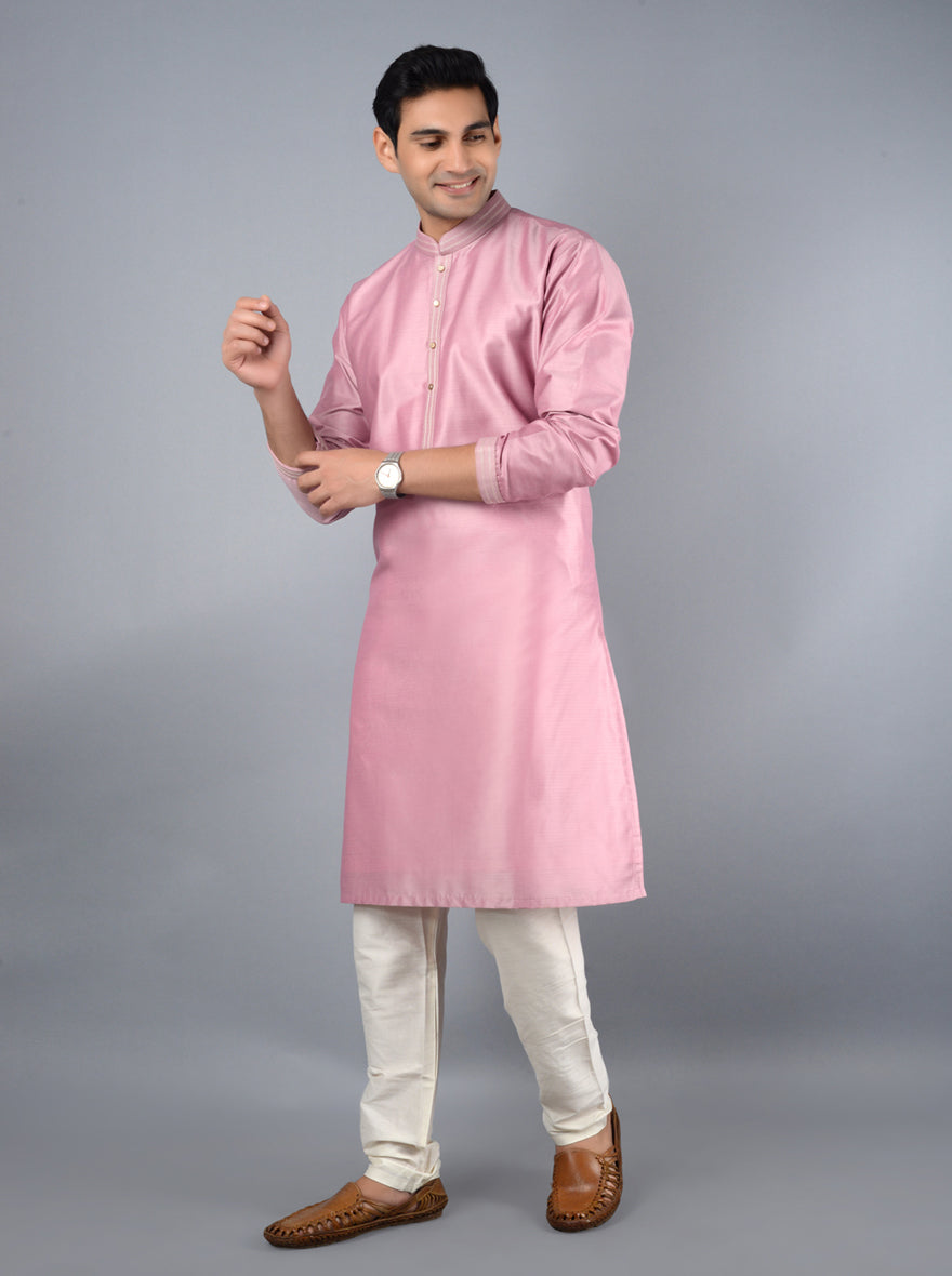 Onion Pink Kurta Set | Azania
