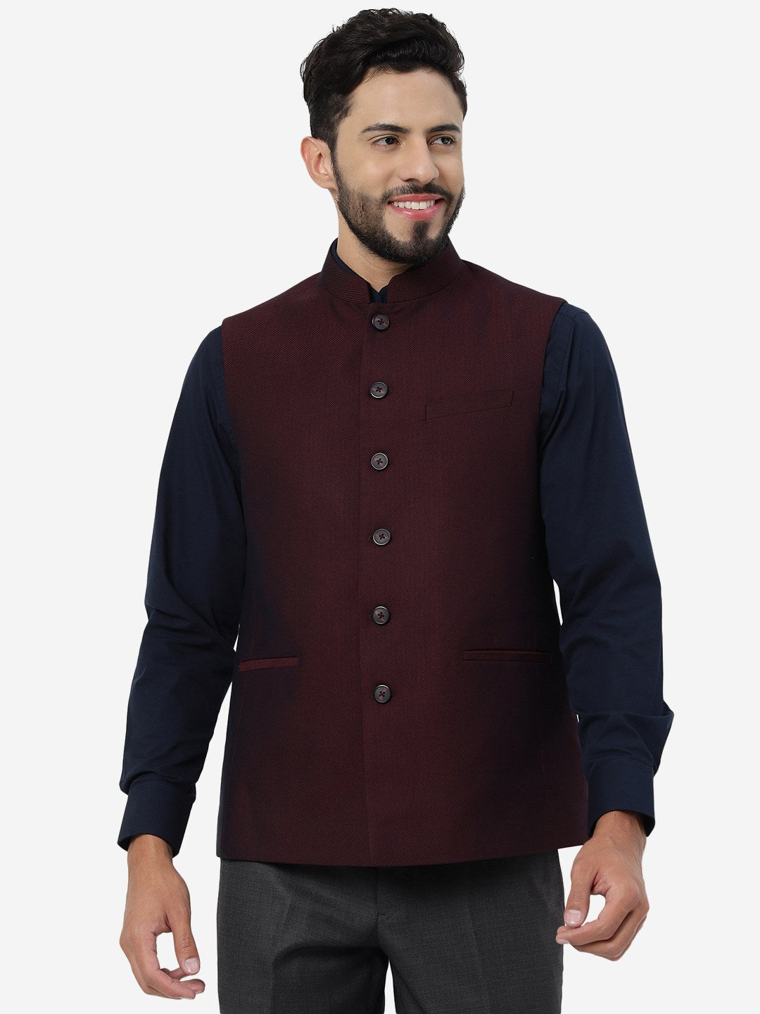 Buy Even Apparels Men's Multi Nehru Jacket With Welt Pockets Online at Best  Price | Distacart