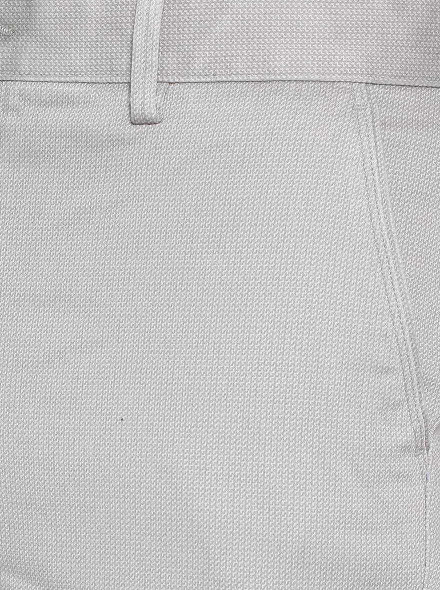 Moon Grey Solid Uno Fit Casual Trouser | JadeBlue