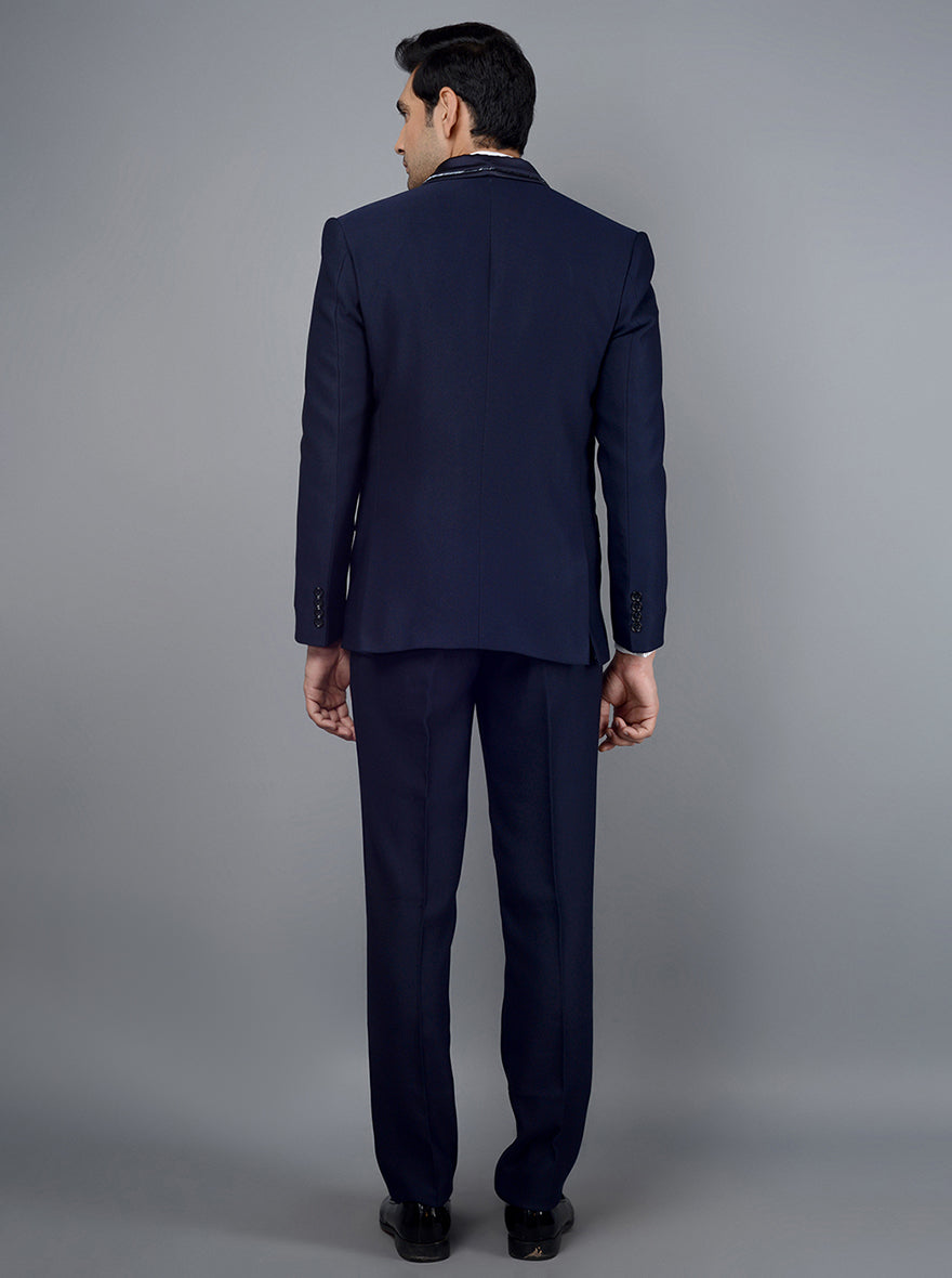 Navy Blue Suit for Men - Solid & Polynosic | JadeBlue – JadeBlue Lifestyle