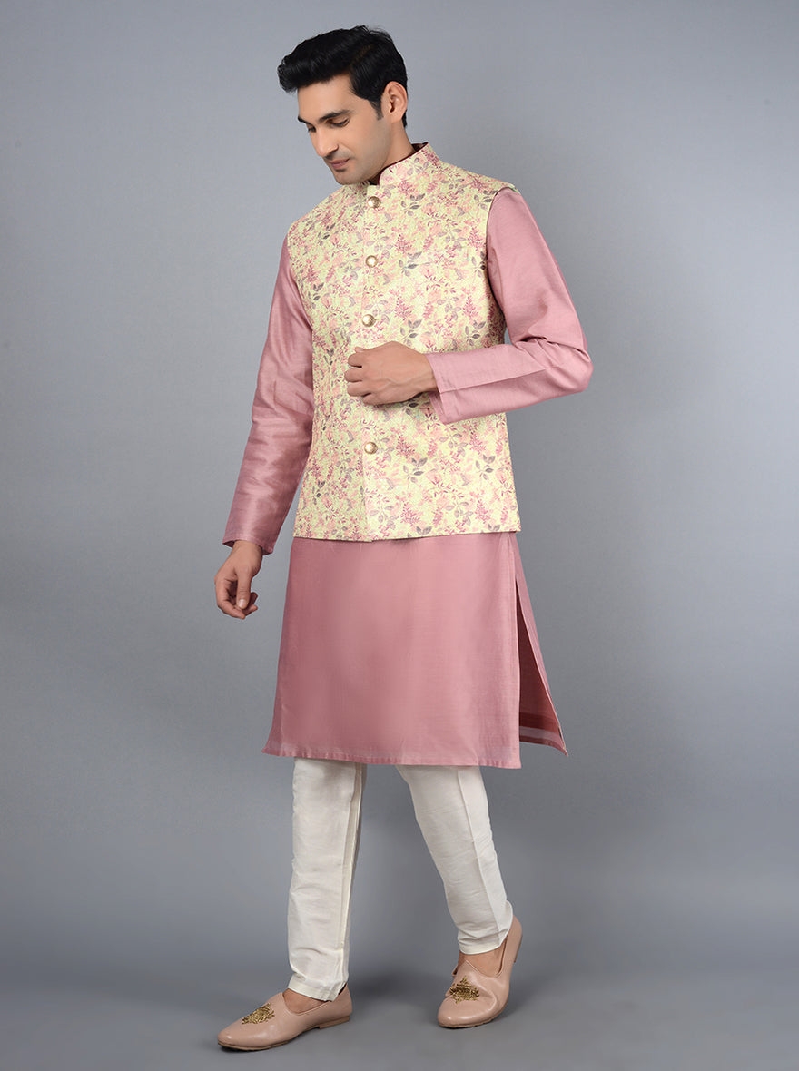 Sea Green Bandhgala Jacket | TULA