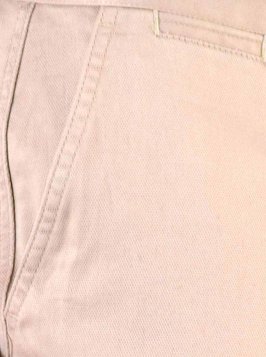 Taupe Self Textured Slim Fit Chinos | JadeBlue