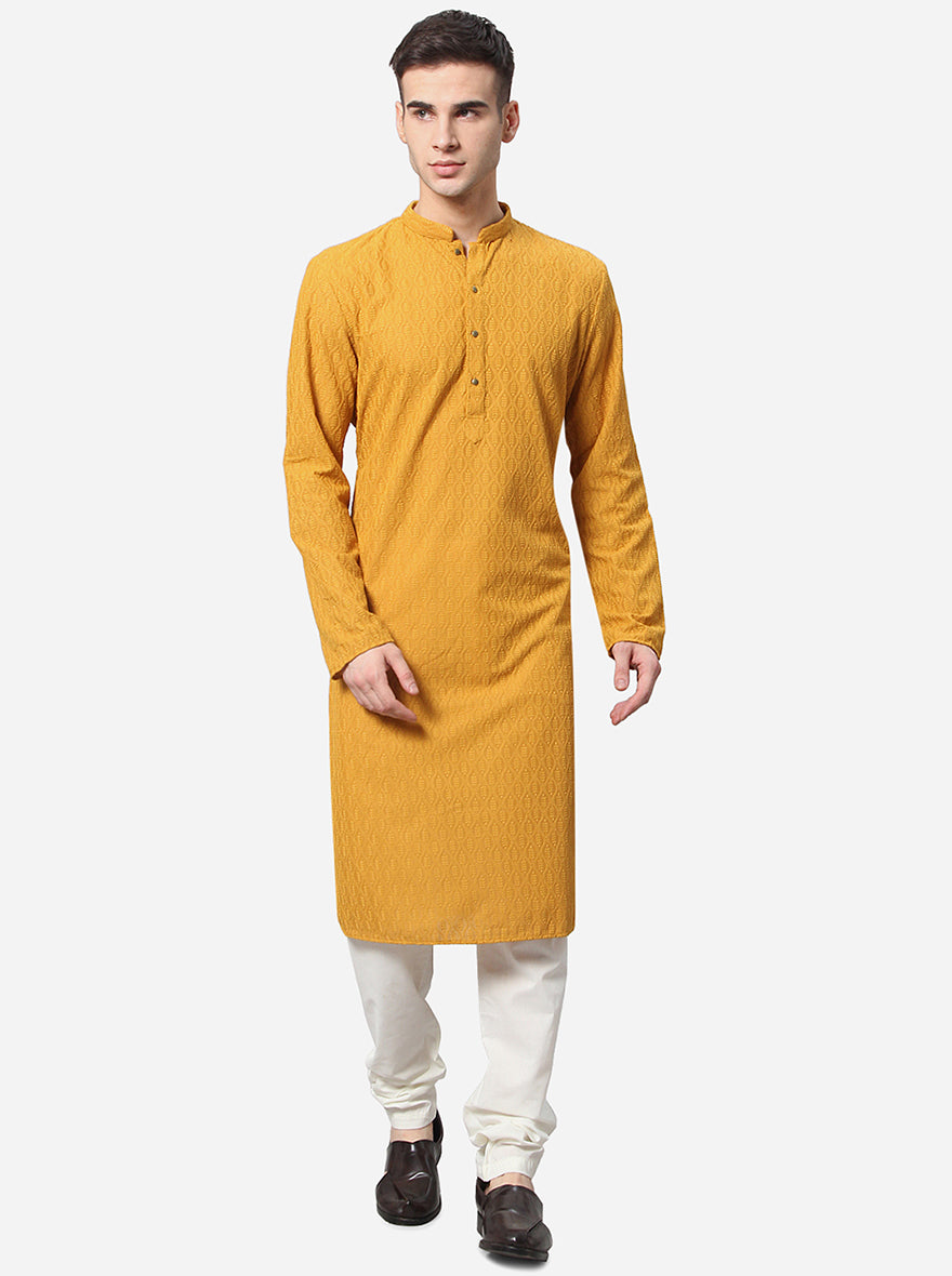 Mustard Yellow Kurta Set | Azania