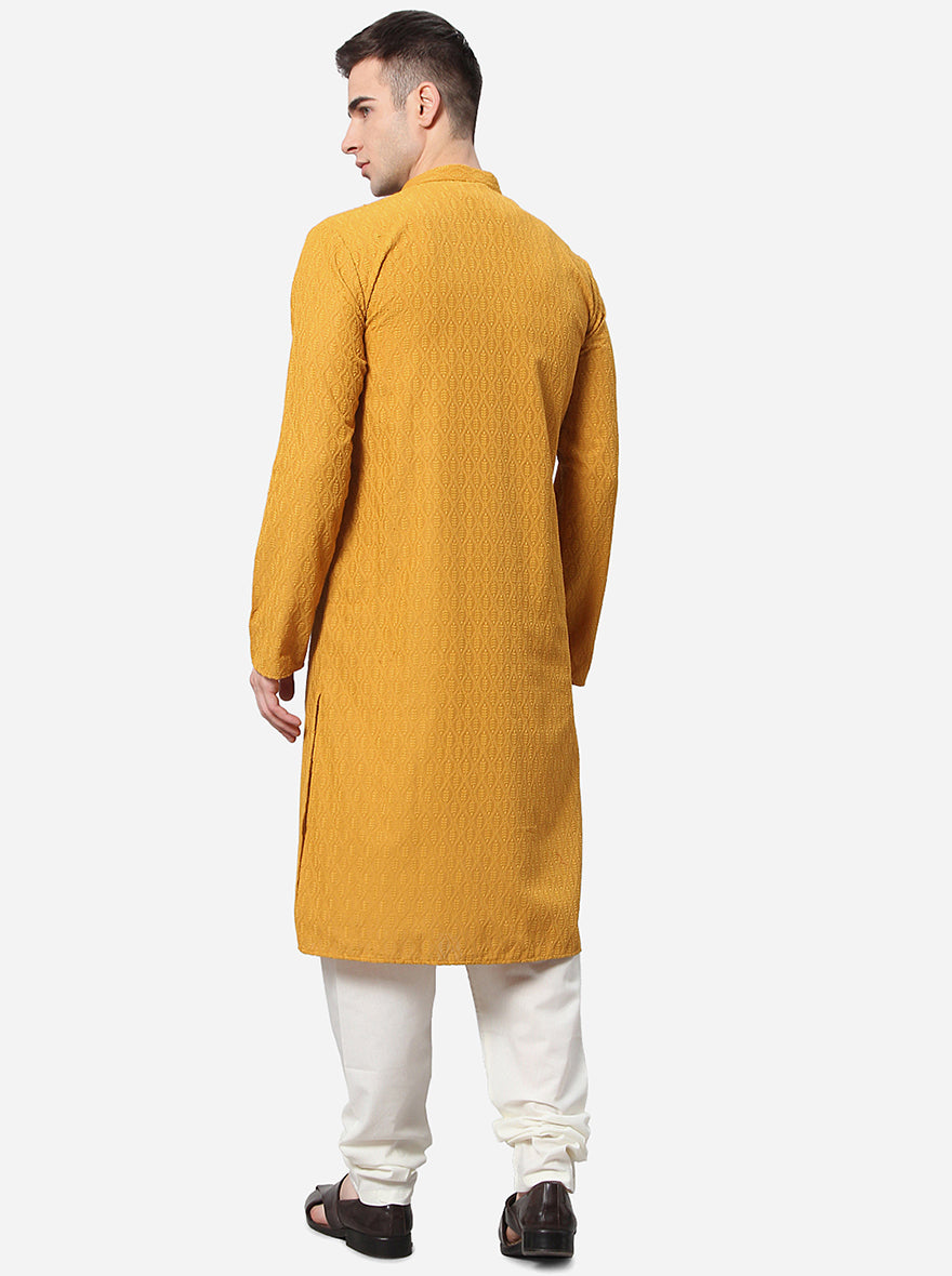 Mustard Yellow Kurta Set | Azania