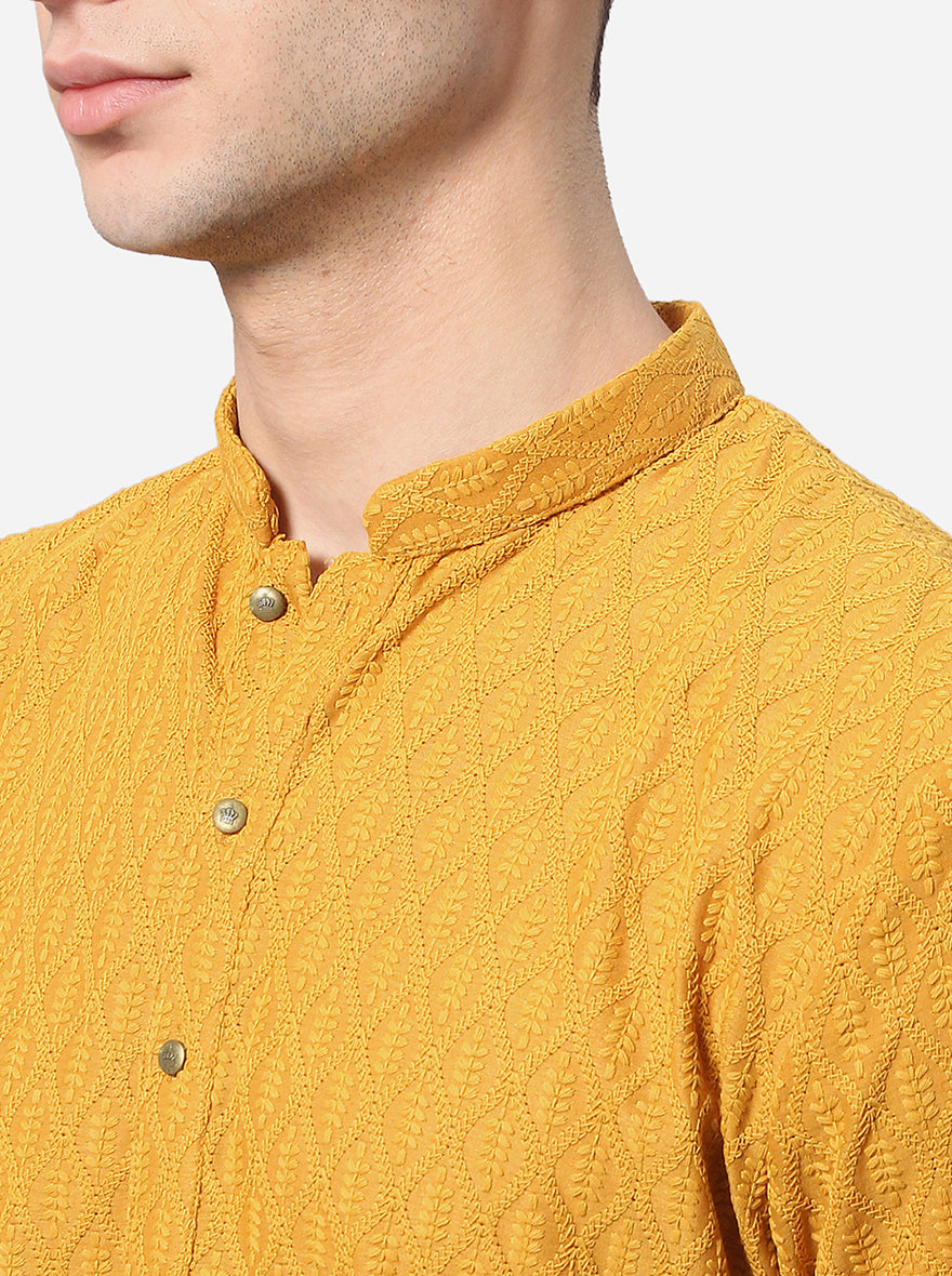Mustard Yellow Kurta Set | Azania