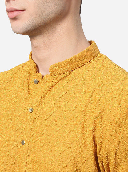 Mustard Yellow Kurta Set | Azania