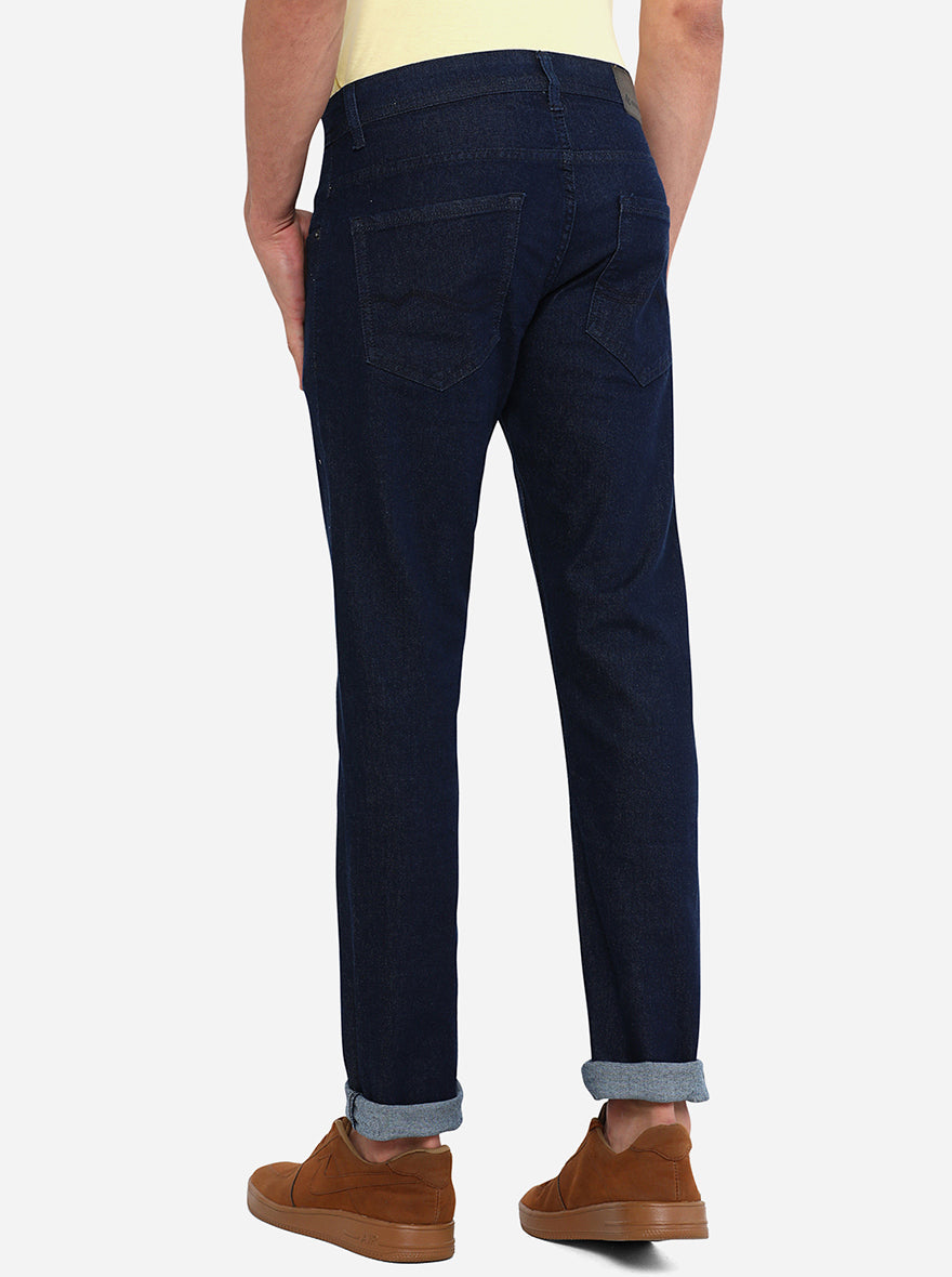 Raw Blue Washed Narrow Fit Jeans | Greenfibre