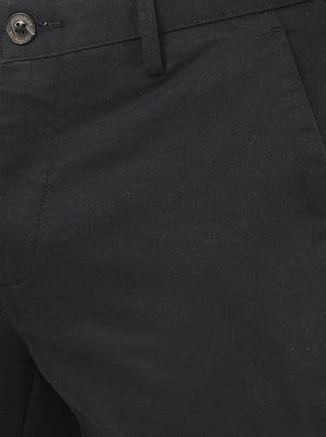 Navy Blue Solid Uno Fit Casual Trouser | JadeBlue