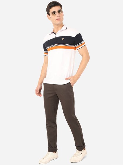Dark Grey Solid Uno Fit Casual Trouser | JadeBlue
