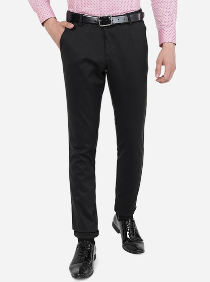Coffee Brown Solid Slim Fit Club Wear Trouser | JB Studio