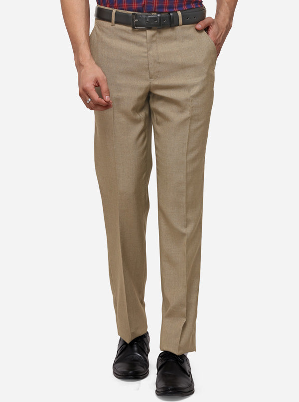 Devon Brown Double Pleated Slim-Fit Pants – gentsuitspage