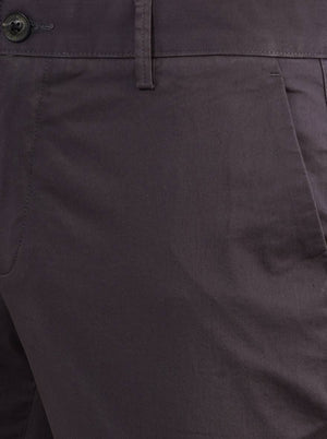 Grey Solid Uno Fit Casual Trouser | JadeBlue