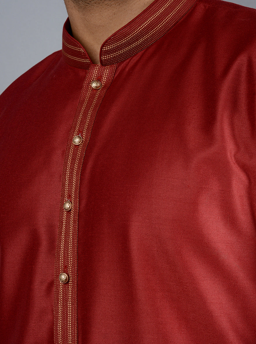 Maroon Kurta Set | Azania