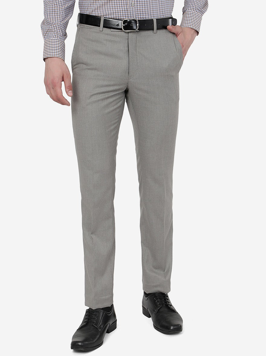 Buy Grey Trousers & Pants for Men by SIMON CARTER Online | Ajio.com