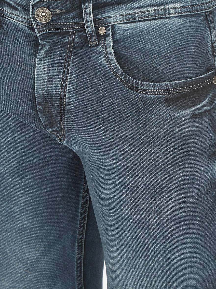 Light Blue Washed Slim Fit Jeans | JadeBlue