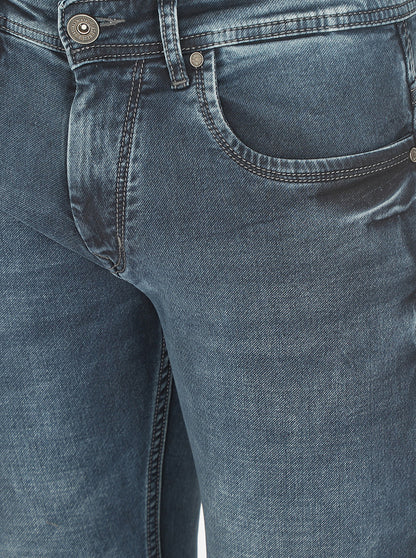 Light Blue Washed Slim Fit Jeans | JadeBlue