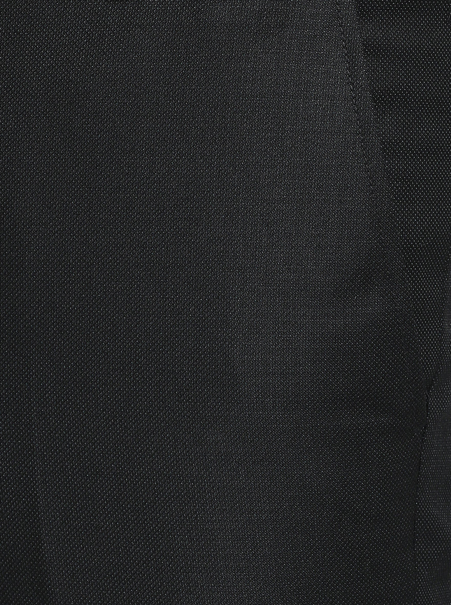 Olive Solid Slim Fit Formal Trouser | Metal
