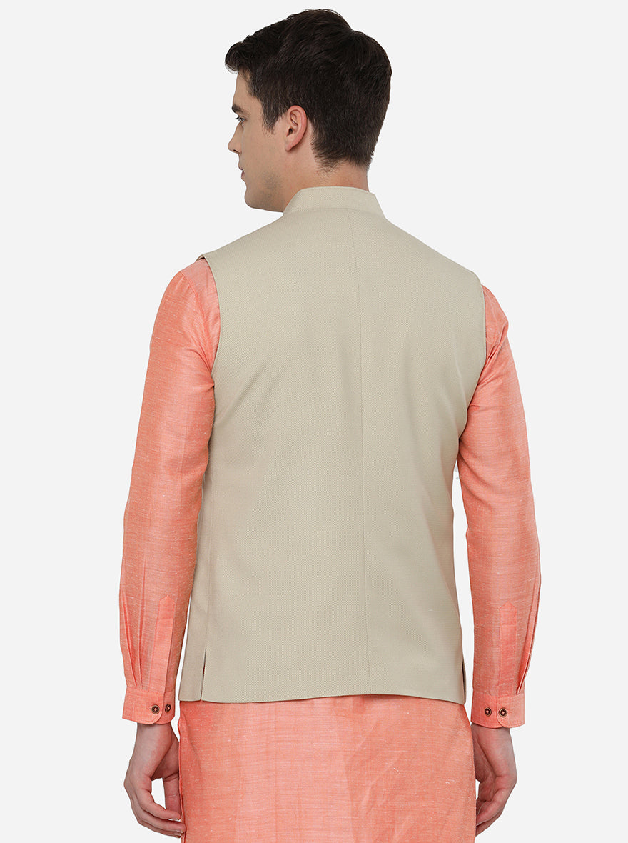 Buy Modi Jacket for Men - Light Orange Modi Jacket Online In India ...