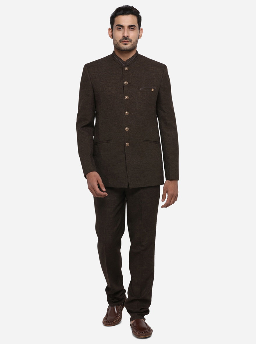 Buy Brown Jodhpuri Suit for Men JadeBlue