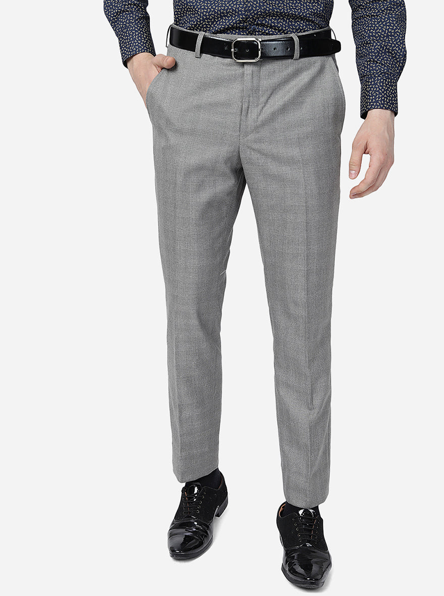 Buy Louis Philippe Grey Trousers Online - 729638 | Louis Philippe