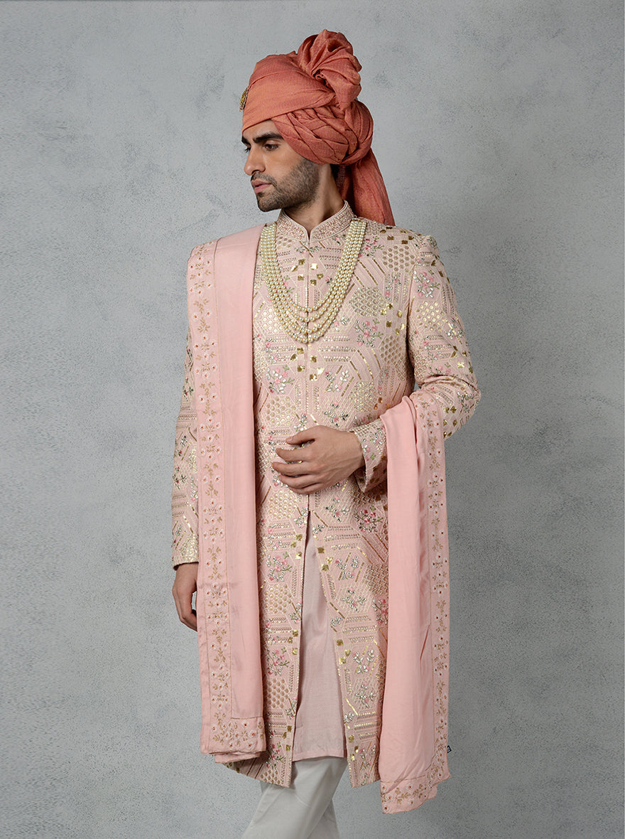 Sherwani For Men Buy Designer Wedding Sherwani JadeBlue