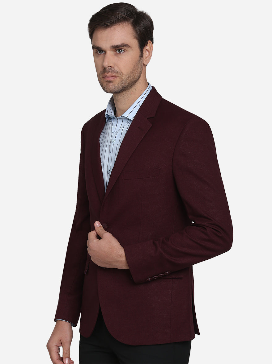 Maroon clearance blazer online