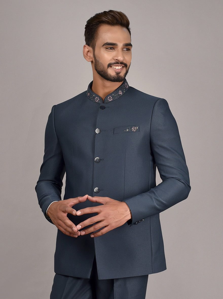 Jade blue deals jodhpuri suits