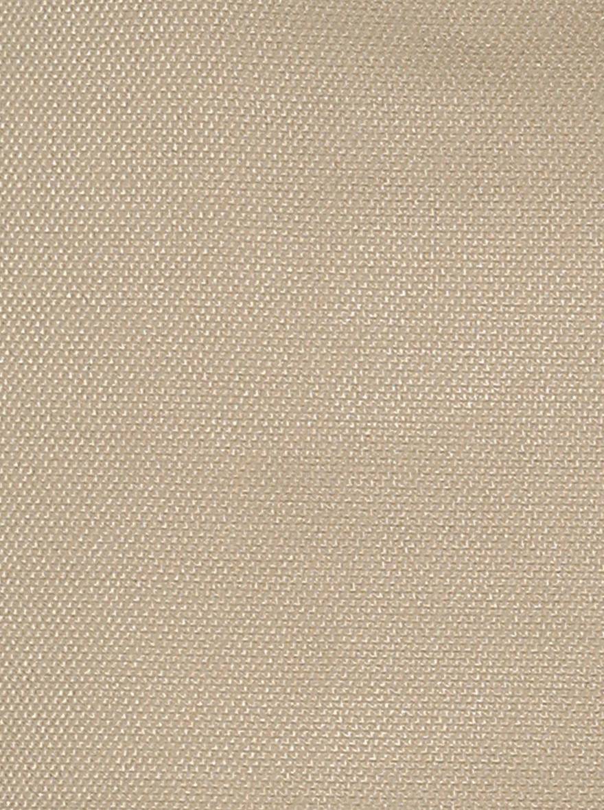 Beige Solid Slim Fit Formal Trouser | Metal